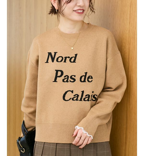  「AL ダブルジャガードロゴニット」|ニット・セーター|