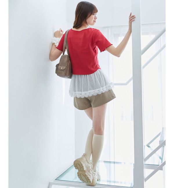  「ペプラムキャミセットカットカーデ」|カーディガン|