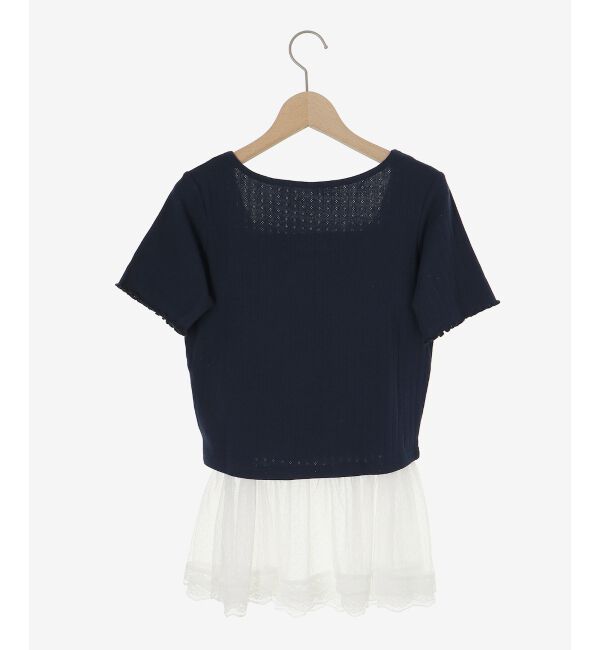  「ペプラムキャミセットカットカーデ」|カーディガン|