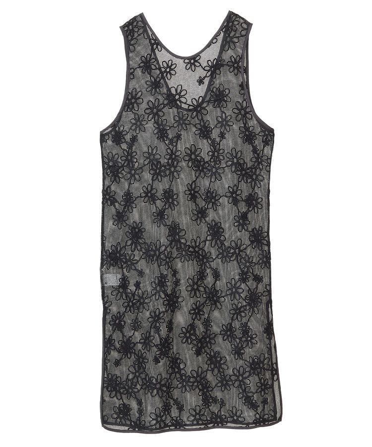 earth music&ecology「コード刺繍ベスト」|ワンピース|