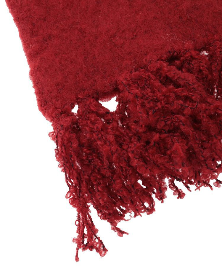 earth music&ecology「ループヤーンフリンジマフラー」|マフラー|