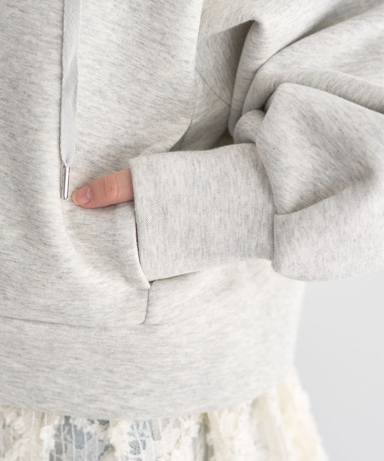 earth music&ecology「エアもちフーディブルゾン」|スウェット・ジャージ|