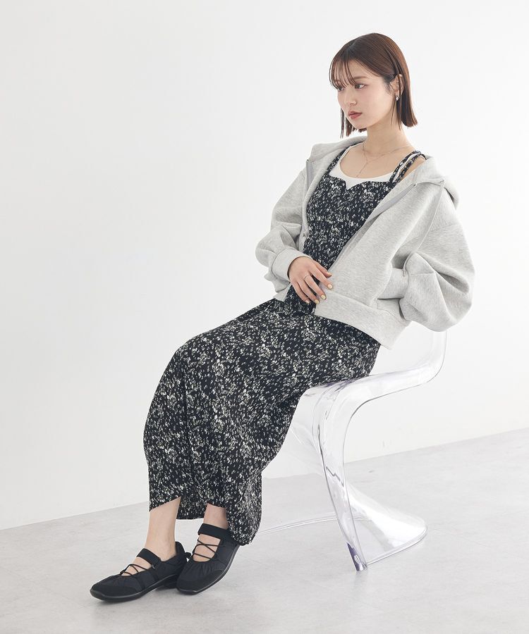 earth music&ecology「エアもちフーディブルゾン」|スウェット・ジャージ|