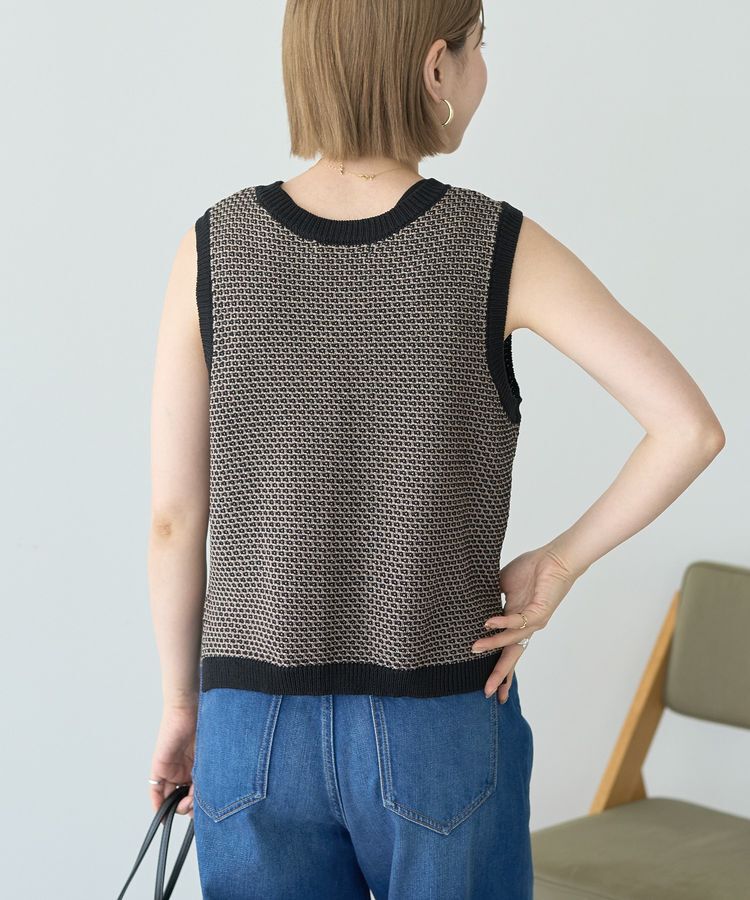 AMERICAN HOLIC「ジャガードニットベスト」|ベスト・ジレ|
