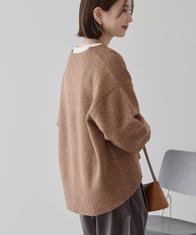 AMERICAN HOLIC「ワイドリブVネックプルオーバー」|ニット・セーター|