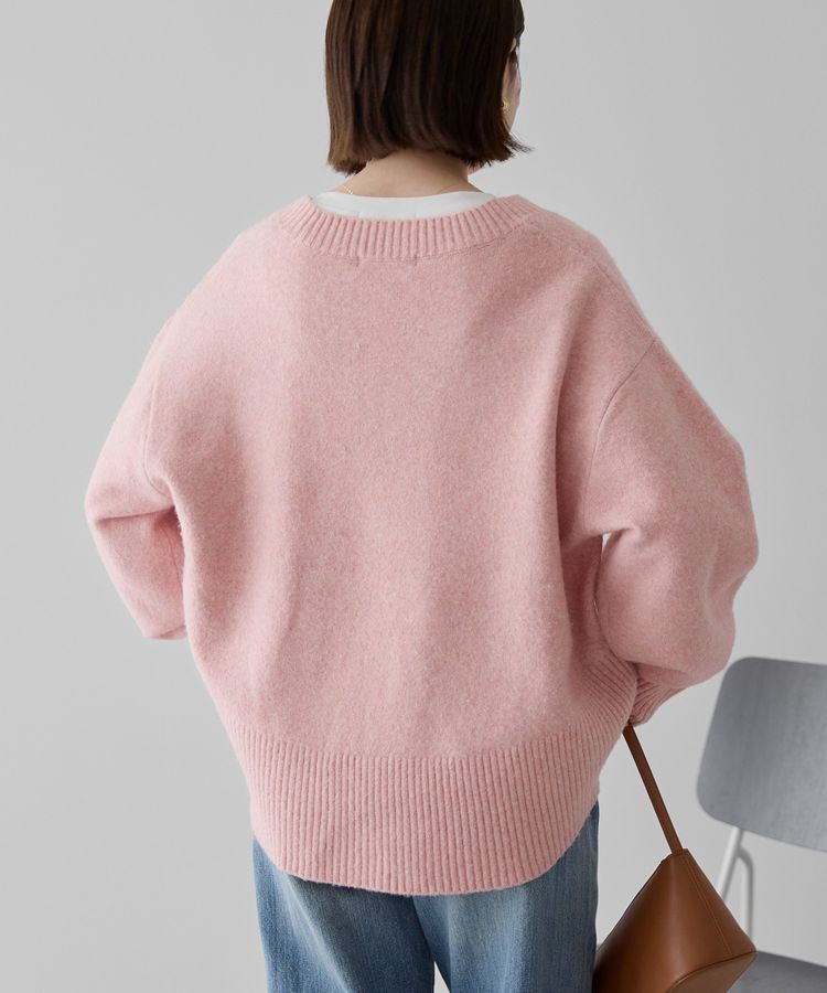 AMERICAN HOLIC「ワイドリブVネックプルオーバー」|ニット・セーター|