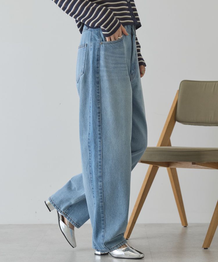 AMERICAN HOLIC「カーブデニムパンツ」|デニム|