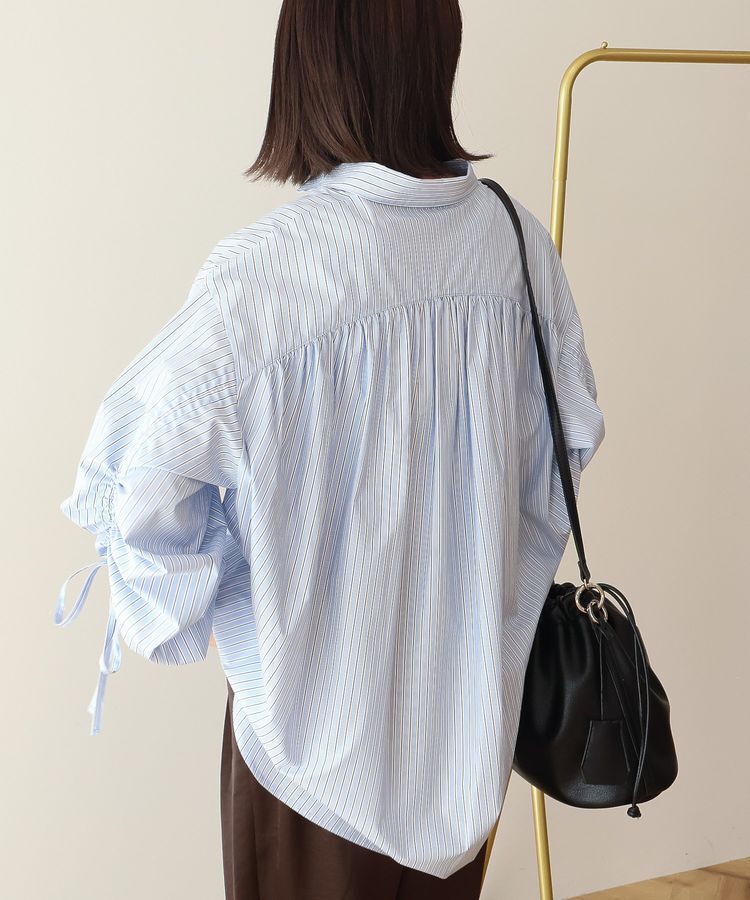 AMERICAN HOLIC「【イージーケア】バックギャザーリボンシャツ」|シャツ・ブラウス|