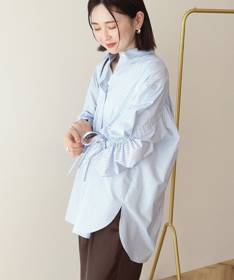 AMERICAN HOLIC「【イージーケア】バックギャザーリボンシャツ」|シャツ・ブラウス|