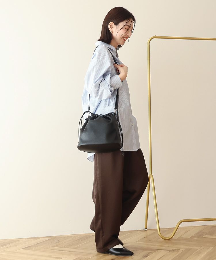 AMERICAN HOLIC「【イージーケア】バックギャザーリボンシャツ」|シャツ・ブラウス|