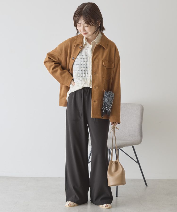 AMERICAN HOLIC「スエードライクジャケット」|テーラードジャケット|