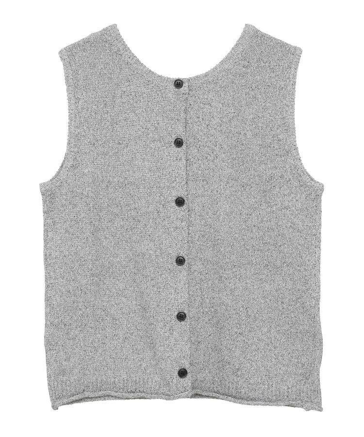 Green Parks「前後2way ミックスカラーノースリーブニット」|ベスト・ジレ|