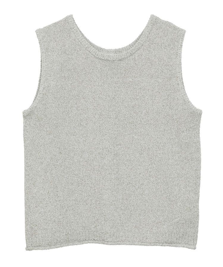 Green Parks「前後2way ミックスカラーノースリーブニット」|ベスト・ジレ|