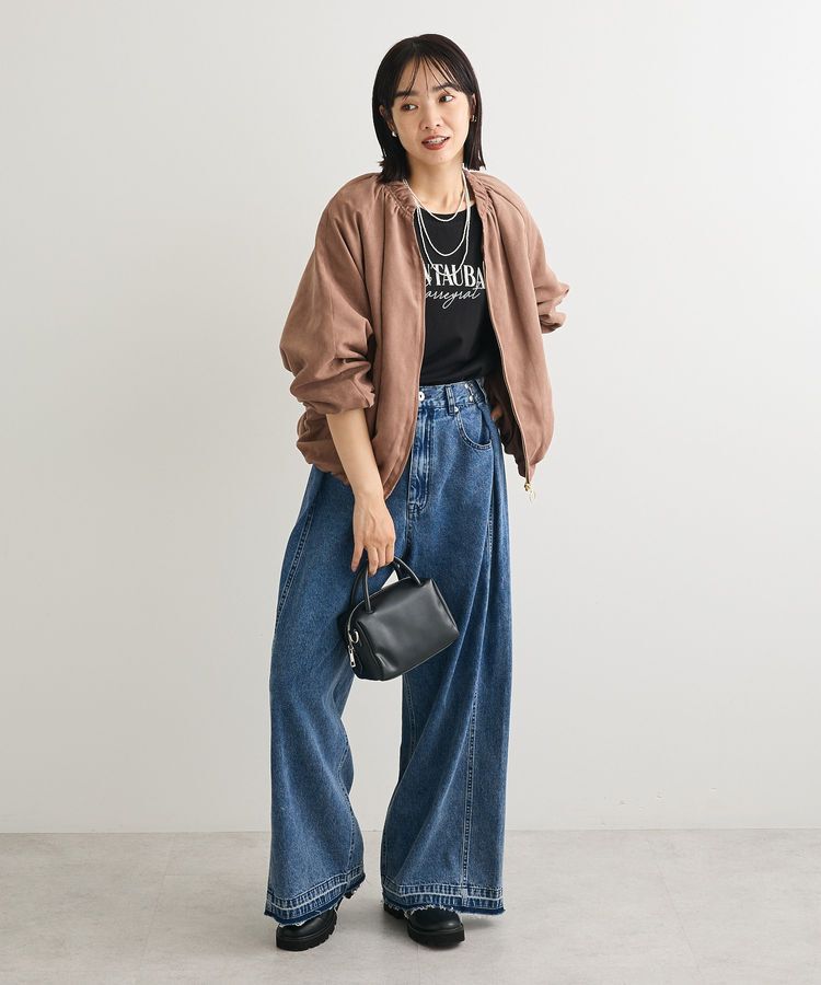 Green Parks「キレイ目ロゴ長袖Tシャツ」|Tシャツ・カットソー|