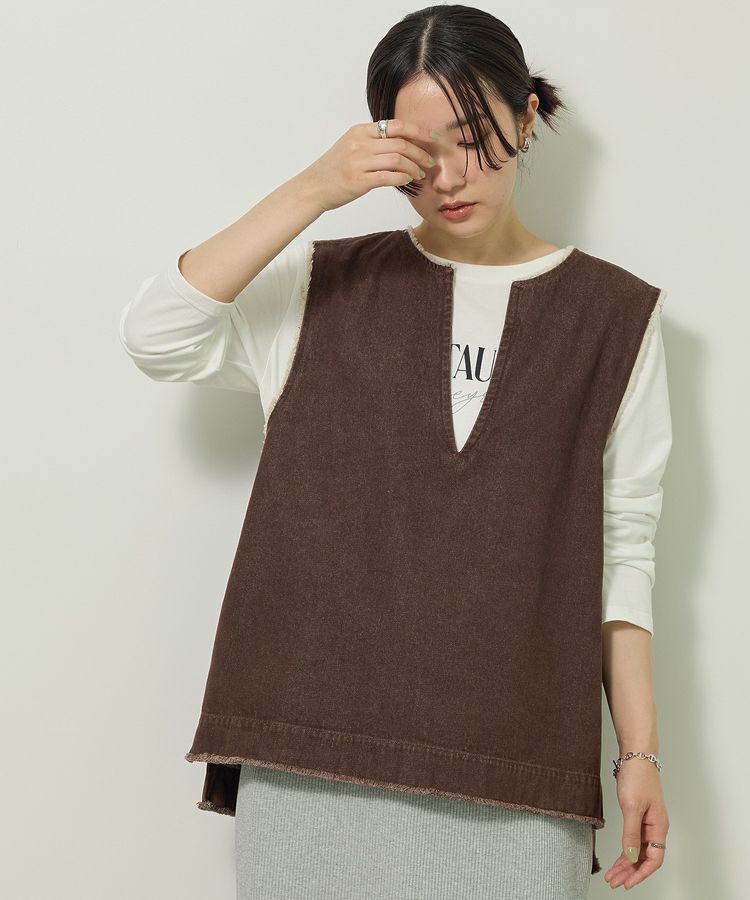 Green Parks「キレイ目ロゴ長袖Tシャツ」|Tシャツ・カットソー|