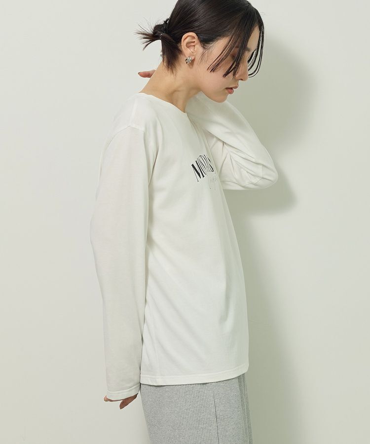 Green Parks「キレイ目ロゴ長袖Tシャツ」|Tシャツ・カットソー|