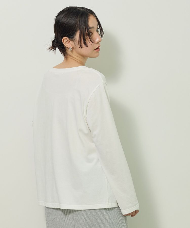 Green Parks「キレイ目ロゴ長袖Tシャツ」|Tシャツ・カットソー|