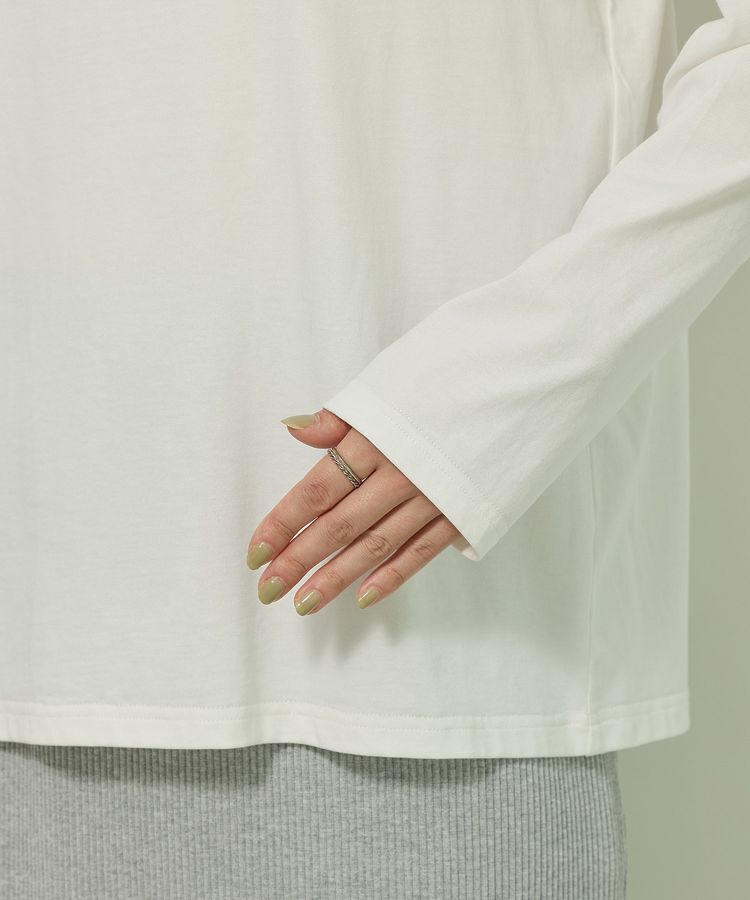 Green Parks「キレイ目ロゴ長袖Tシャツ」|Tシャツ・カットソー|