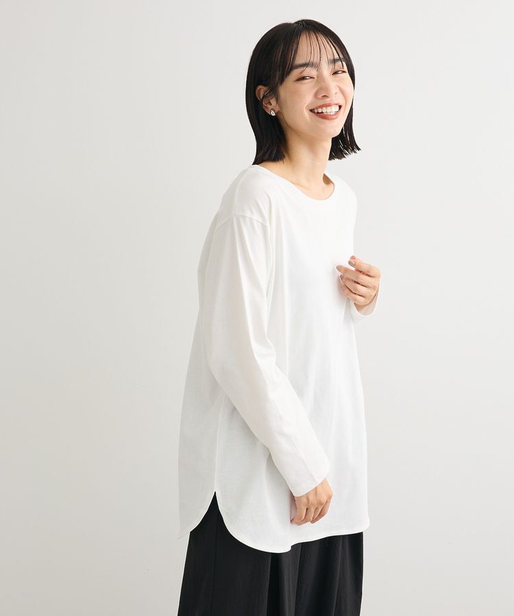 Green Parks「【WEB限定】裾ラウンドホワイトインナー」|インナー|Off White