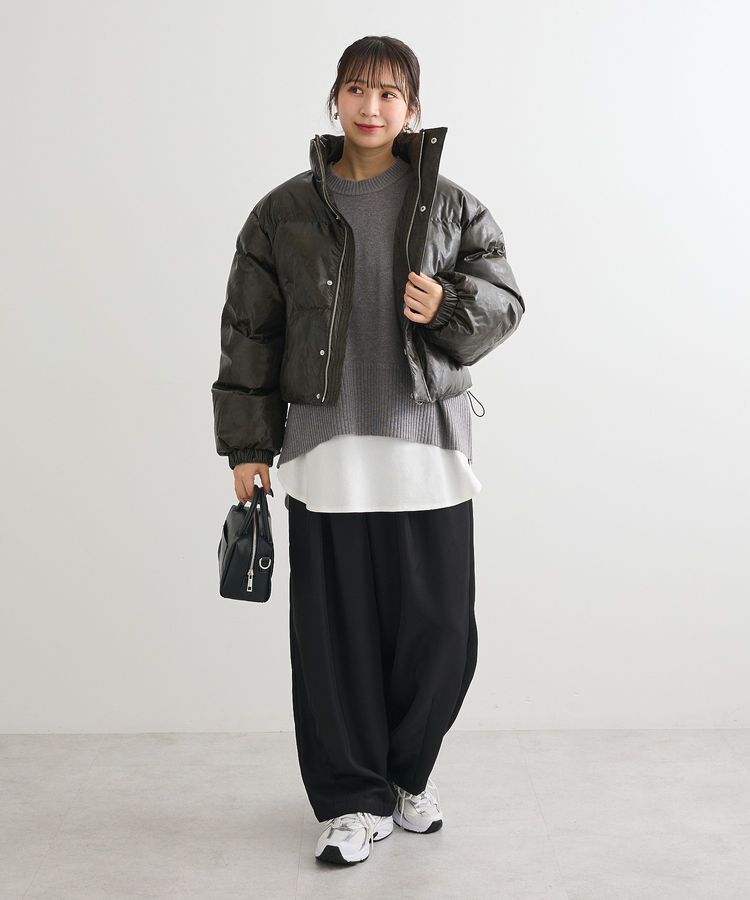 Green Parks「【WEB限定】裾ラウンドホワイトインナー」|インナー|