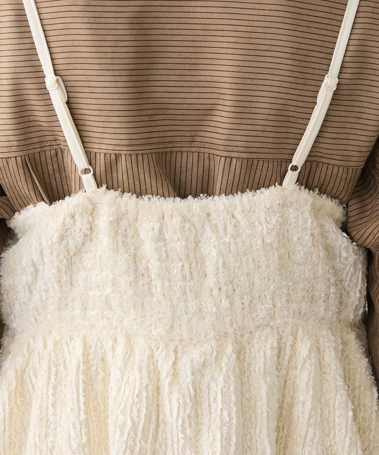 Green Parks「表面感ベロアバルーンキャミビスチェ」|ベスト・ジレ|