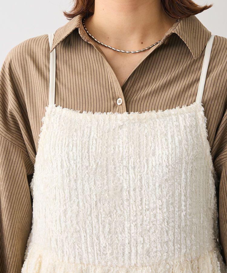 Green Parks「表面感ベロアバルーンキャミビスチェ」|ベスト・ジレ|