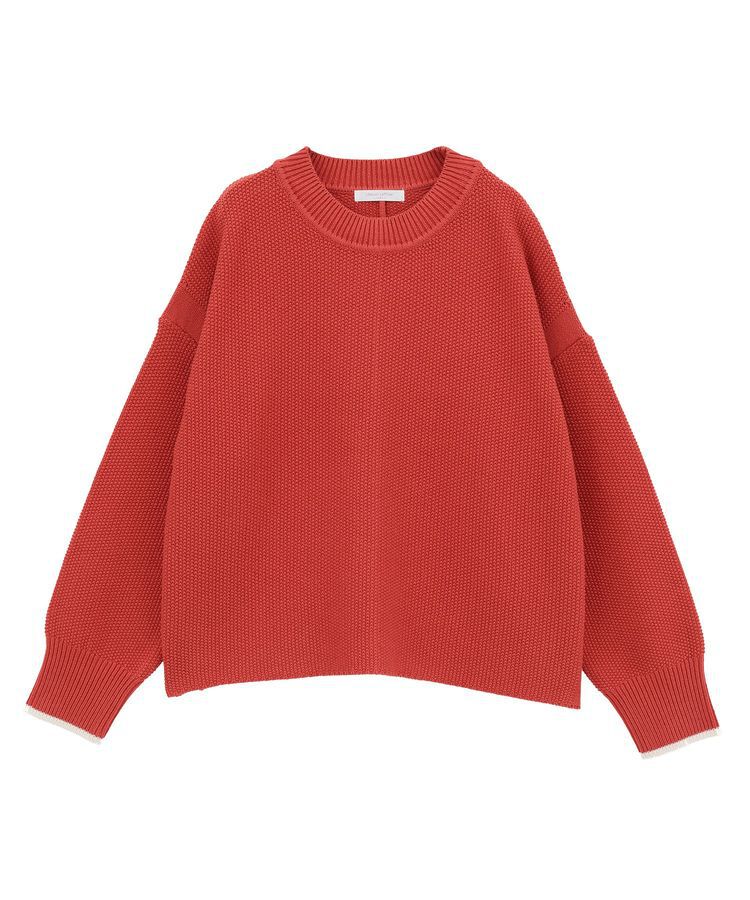 Green Parks「かのこ編モックネックニットプルオーバー」|ニット・セーター|