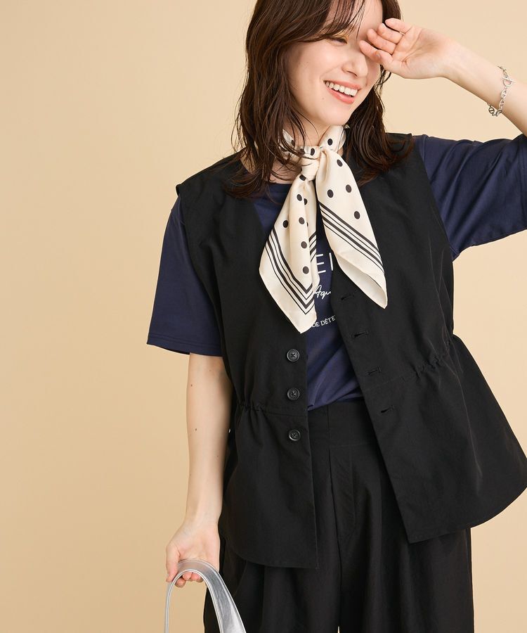 Green Parks「ドットシルキースカーフ」|バンダナ・スカーフ|