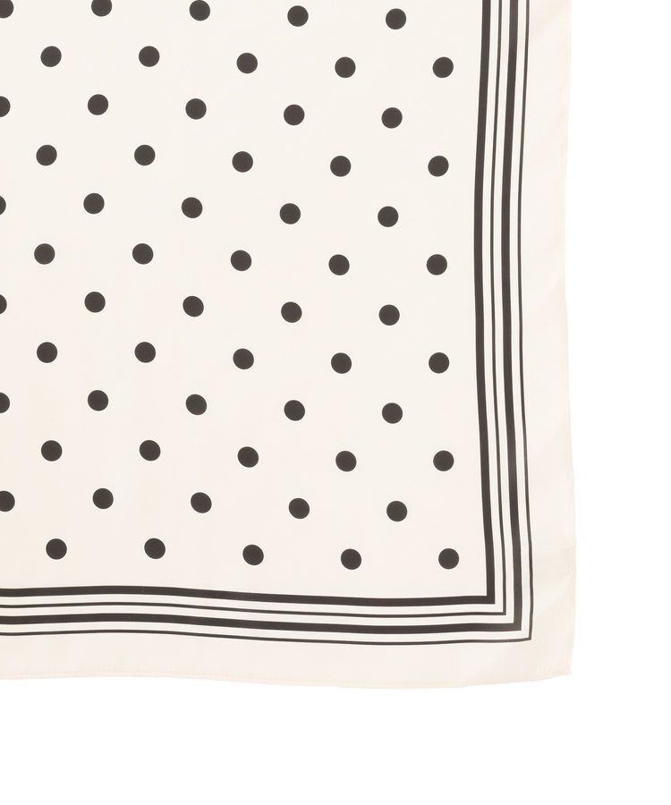 Green Parks「ドットシルキースカーフ」|バンダナ・スカーフ|