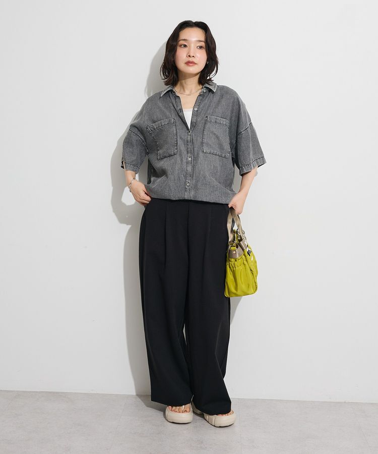 Green Parks「タックワイドスウェットパンツ」|その他|