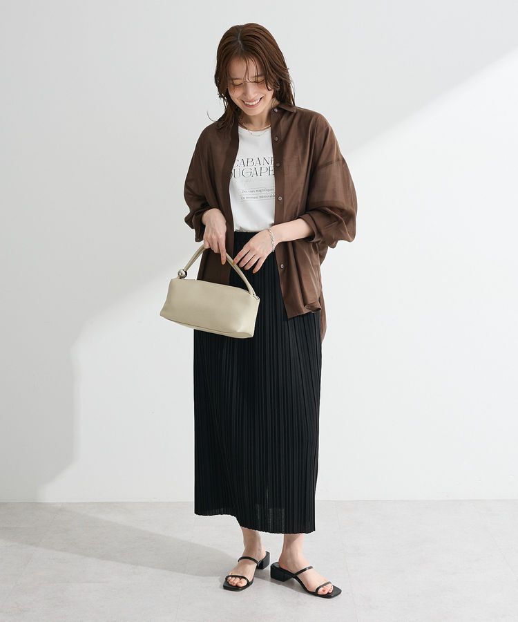 Green Parks「バックツイストシアーシャツ」|シャツ・ブラウス|