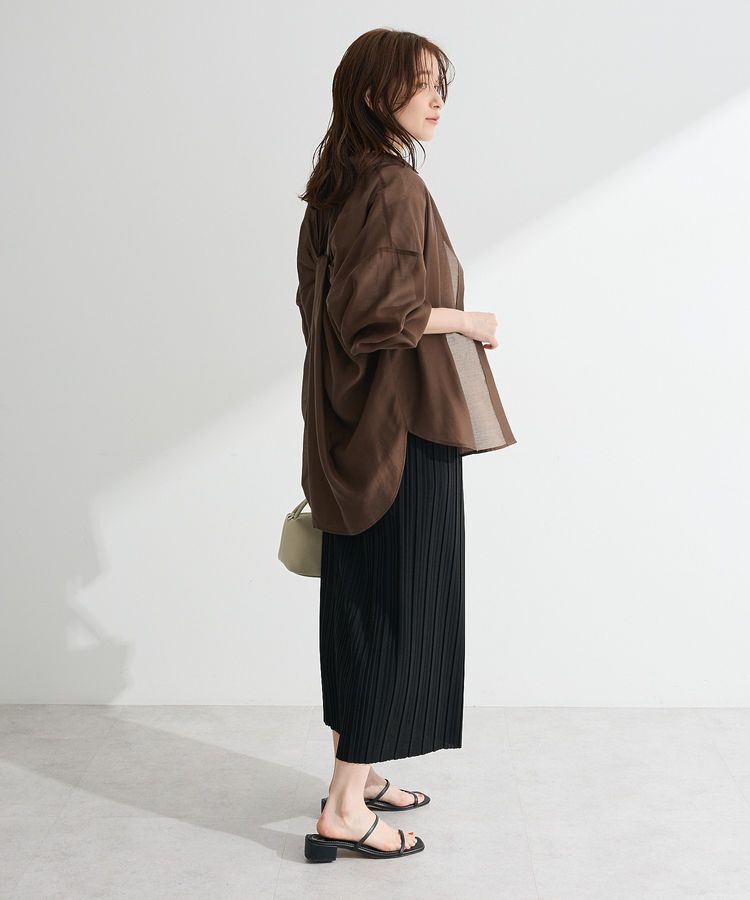 Green Parks「バックツイストシアーシャツ」|シャツ・ブラウス|