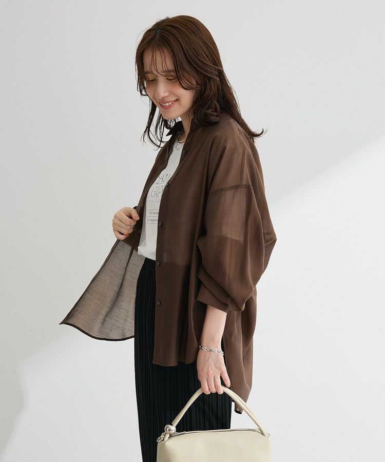 Green Parks「バックツイストシアーシャツ」|シャツ・ブラウス|