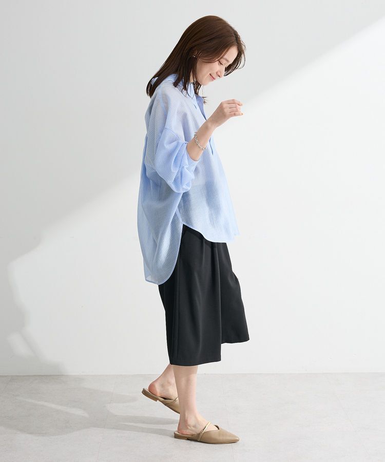 Green Parks「バックツイストシアーシャツ」|シャツ・ブラウス|