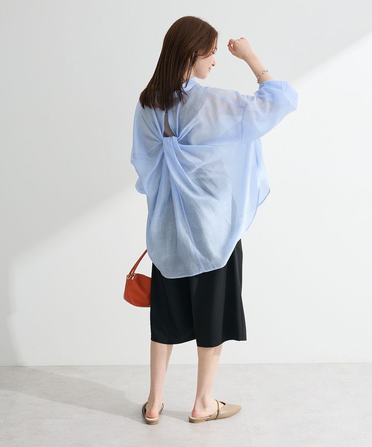 Green Parks「バックツイストシアーシャツ」|シャツ・ブラウス|