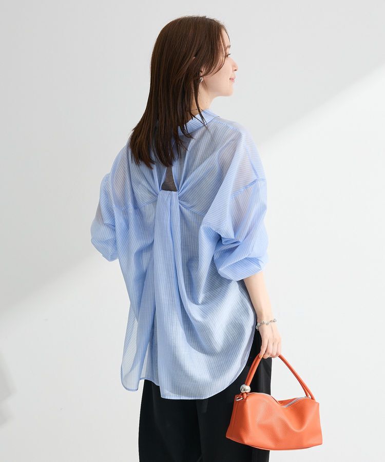 Green Parks「バックツイストシアーシャツ」|シャツ・ブラウス|