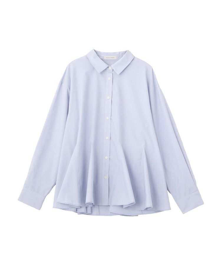 Green Parks「スウィッチングペプラムシャツ」|シャツ・ブラウス|