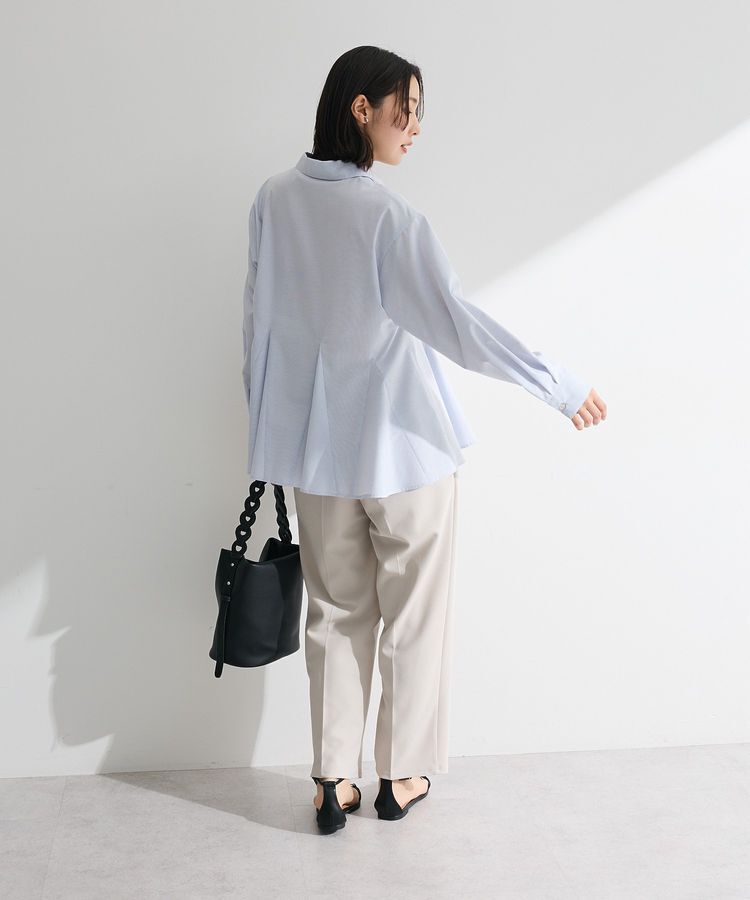 Green Parks「スウィッチングペプラムシャツ」|シャツ・ブラウス|