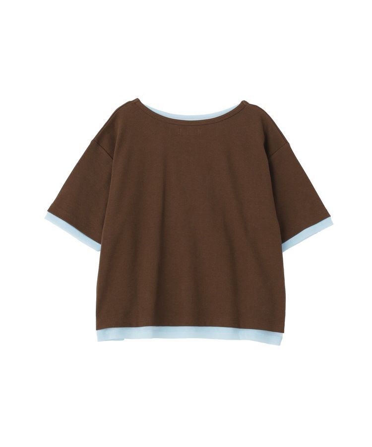 Green Parks「チュールレイヤードボックスプルオーバー」|Tシャツ・カットソー|