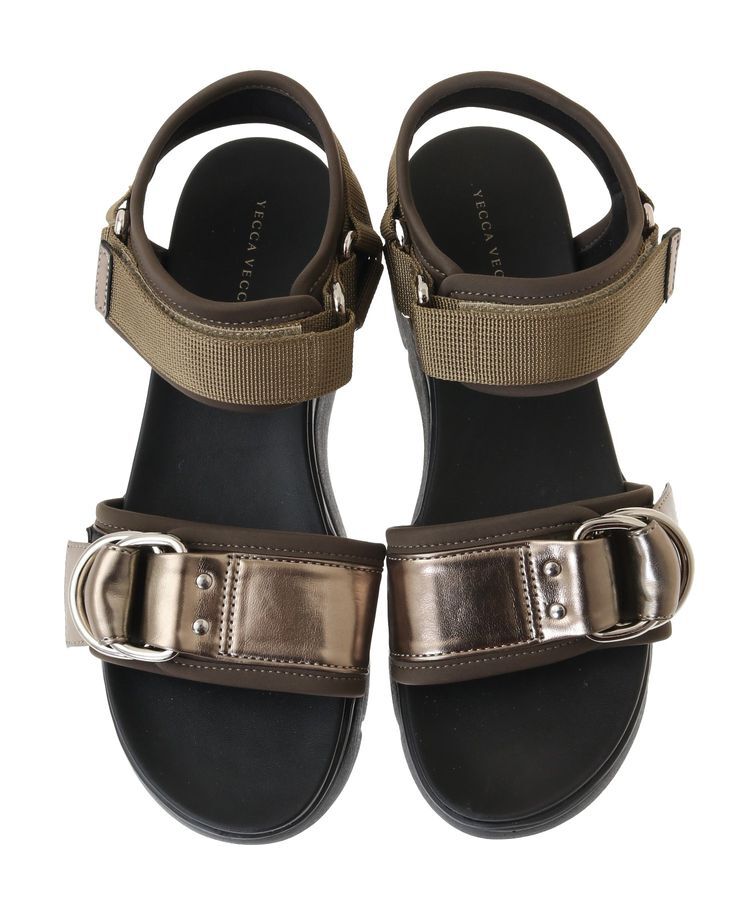 YECCA VECCA「バックルスポーツサンダル」|サンダル|