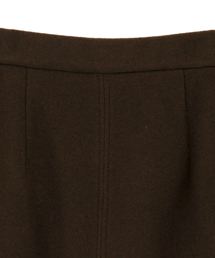 YECCA VECCA「メルトンナロースカート」|タイト|