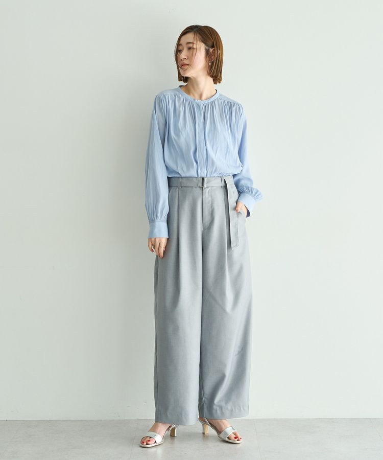 YECCA VECCA「ベルト付きカーヴィーパンツ」|その他|