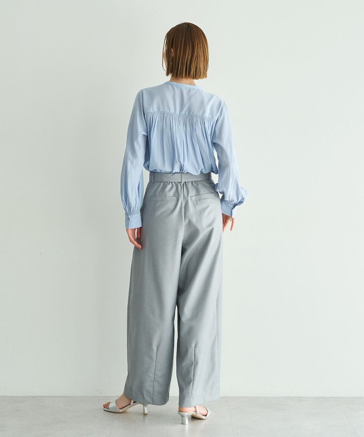 YECCA VECCA「ベルト付きカーヴィーパンツ」|その他|