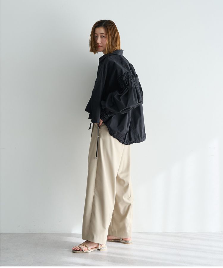 YECCA VECCA「ベルト付きカーヴィーパンツ」|その他|