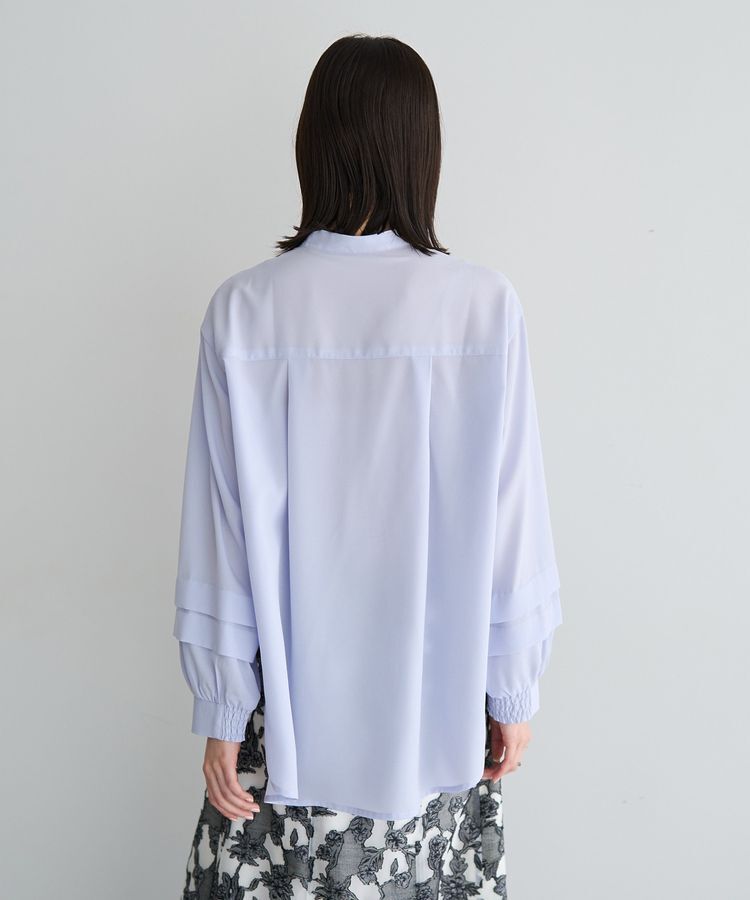 YECCA VECCA「2way裾アレンジパール釦ブラウス」|シャツ・ブラウス|