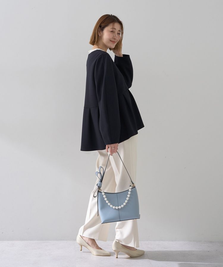 YECCA VECCA「ブレードトリミングブラウス」|シャツ・ブラウス|