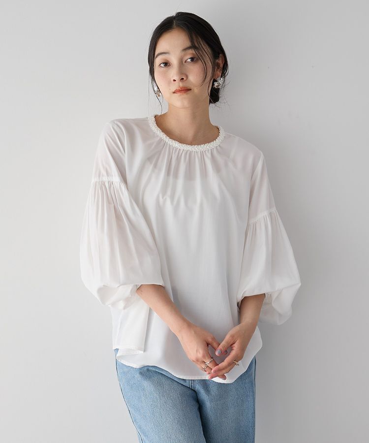 YECCA VECCA「ブレードトリミングブラウス」|シャツ・ブラウス|