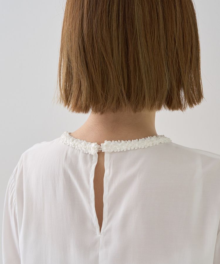 YECCA VECCA「ブレードトリミングブラウス」|シャツ・ブラウス|