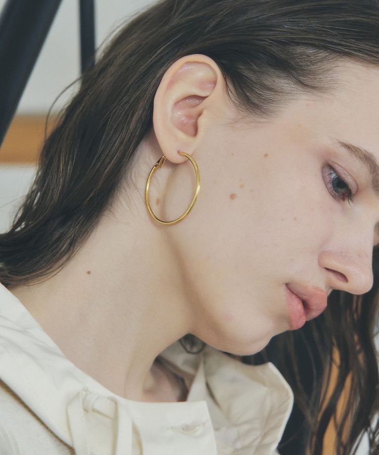 YECCA VECCA「ステンレスフープピアス」|ピアス|