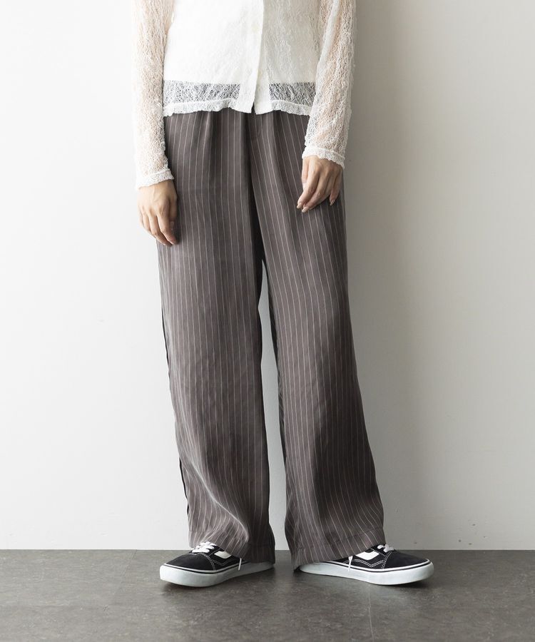 GARAGE OF GOOD CLOTHING「ストライプドロストストレートパンツ」|その他|